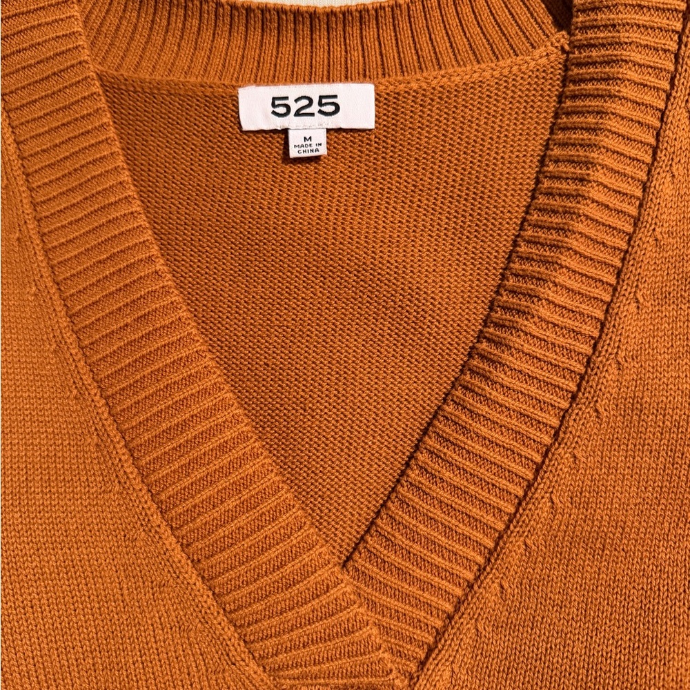 525 America Orange Sweater Vest